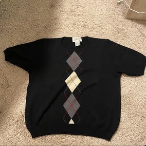 Sweater vest short sleeve